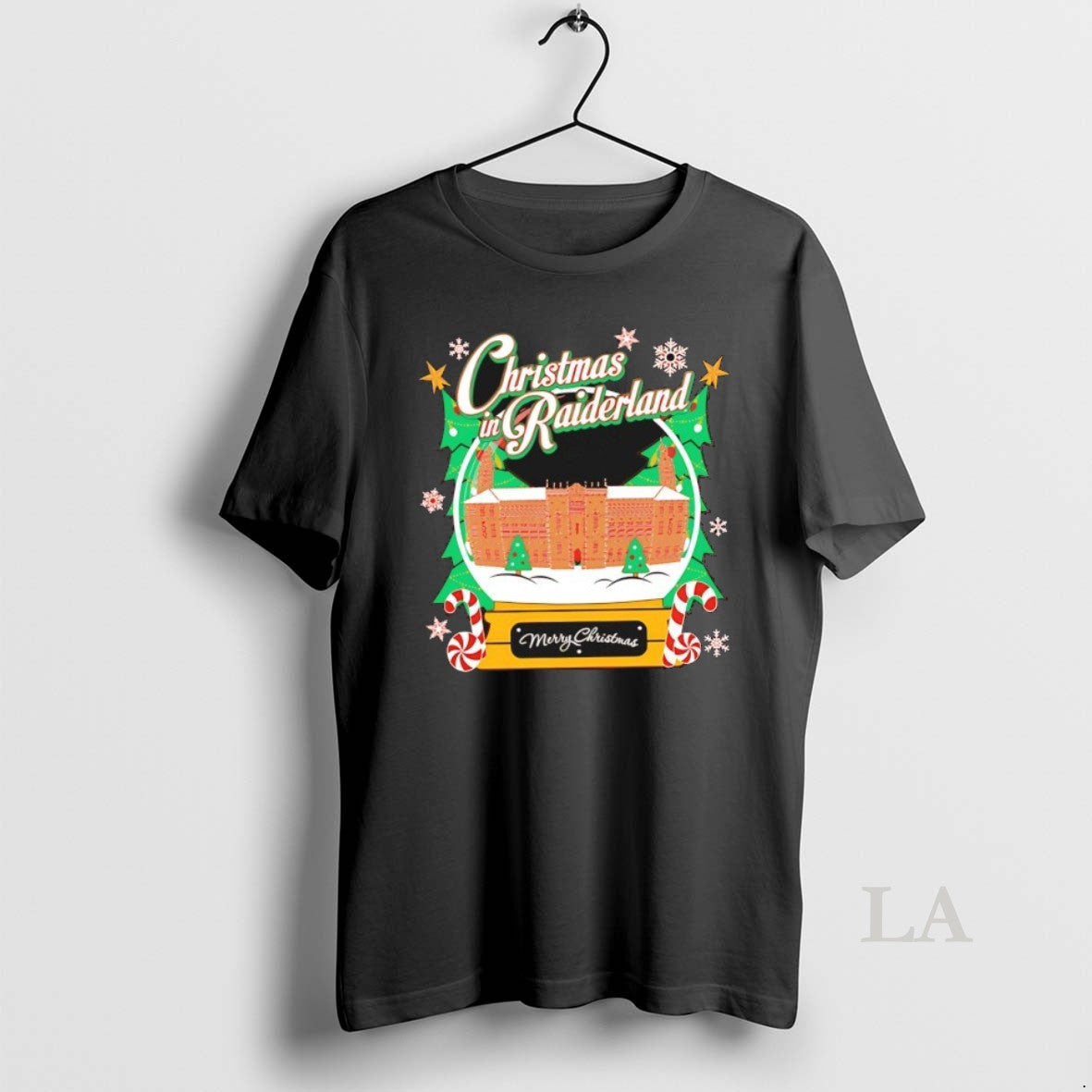 Original Christmas In Raiderland Texas Tech Red - Adult & Kids T-Shirts, Sweatshirts & Hoodies apparel design preview 1