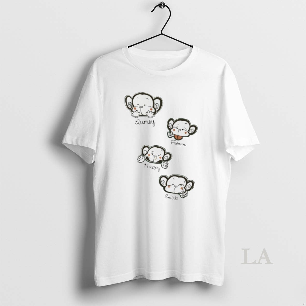 Original Clumsy Frown Happy Smile - Adult & Kids T-Shirts, Sweatshirts & Hoodies apparel design preview 1