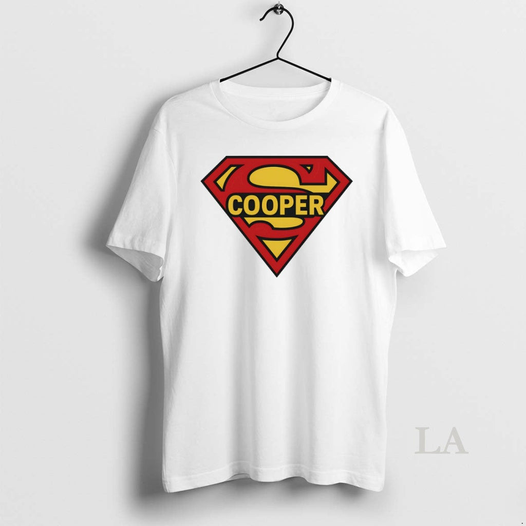 Original Cooper X Superman Logo Circle - Adult & Kids T-Shirts, Sweatshirts & Hoodies apparel design preview 1
