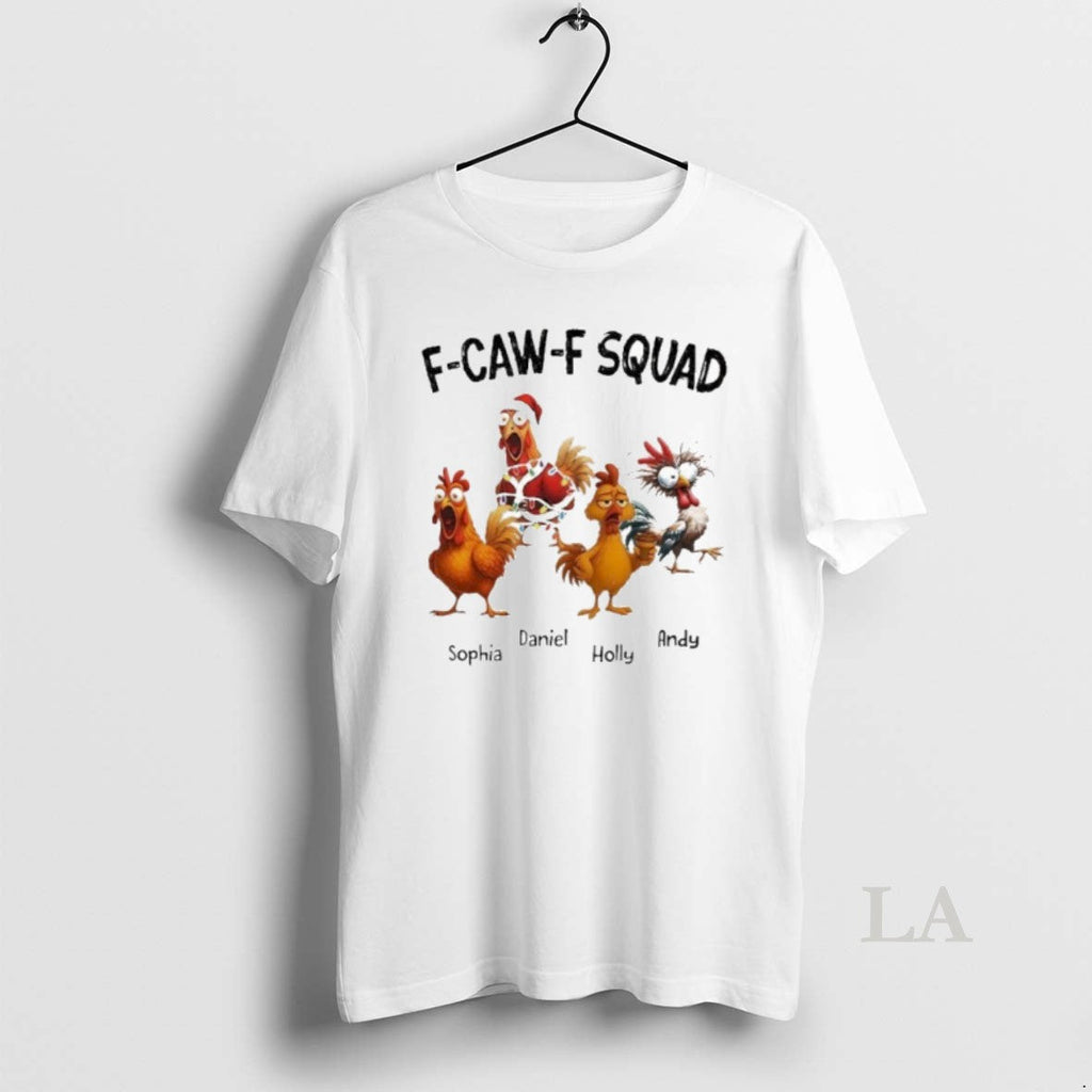 Original Custom Funny F Caw Squad - Adult & Kids T-Shirts, Sweatshirts & Hoodies apparel design preview 1