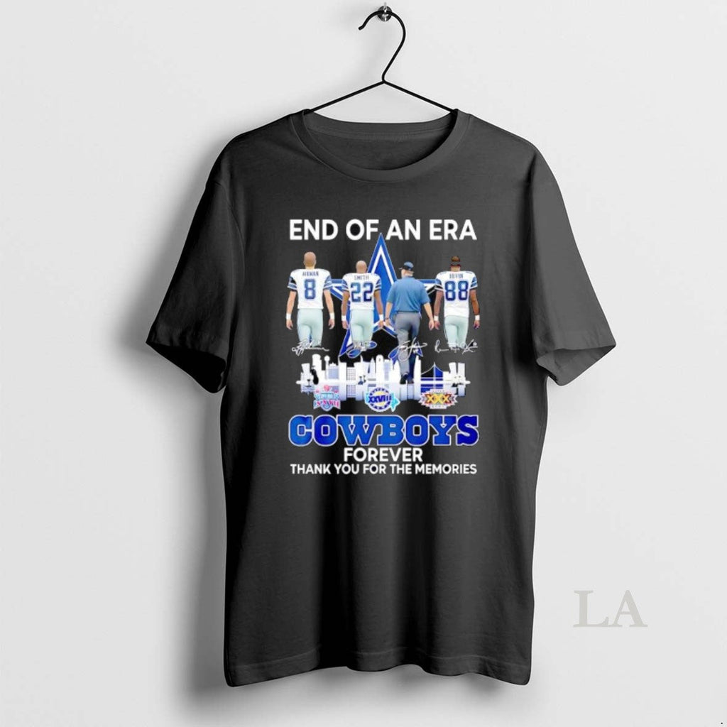 Original Dallas Cowboys End Of An Era 2025 With - Adult & Kids T-Shirts, Sweatshirts & Hoodies apparel design preview 1