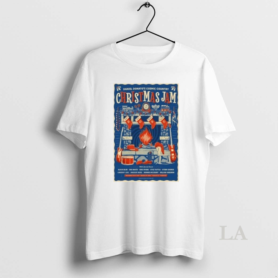 Original Daniel Donatos Cosmic Country Christmas Jam - Adult & Kids T-Shirts, Sweatshirts & Hoodies apparel design preview 1