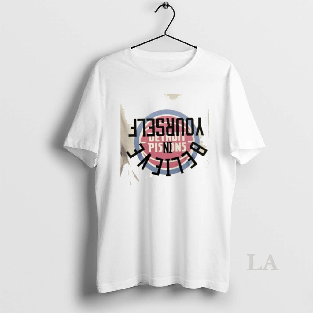 Original Detroit Pistons Believe In Yourself 2 Sided - Adult & Kids T-Shirts, Sweatshirts & Hoodies apparel design preview 1