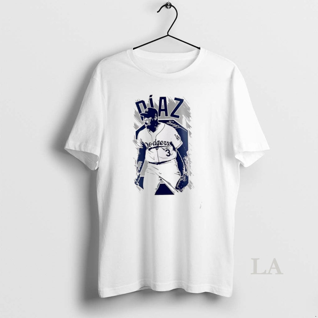 Original Dodgers Edwin Diaz Welcome To Los Angeles - Adult & Kids T-Shirts, Sweatshirts & Hoodies apparel design preview 1