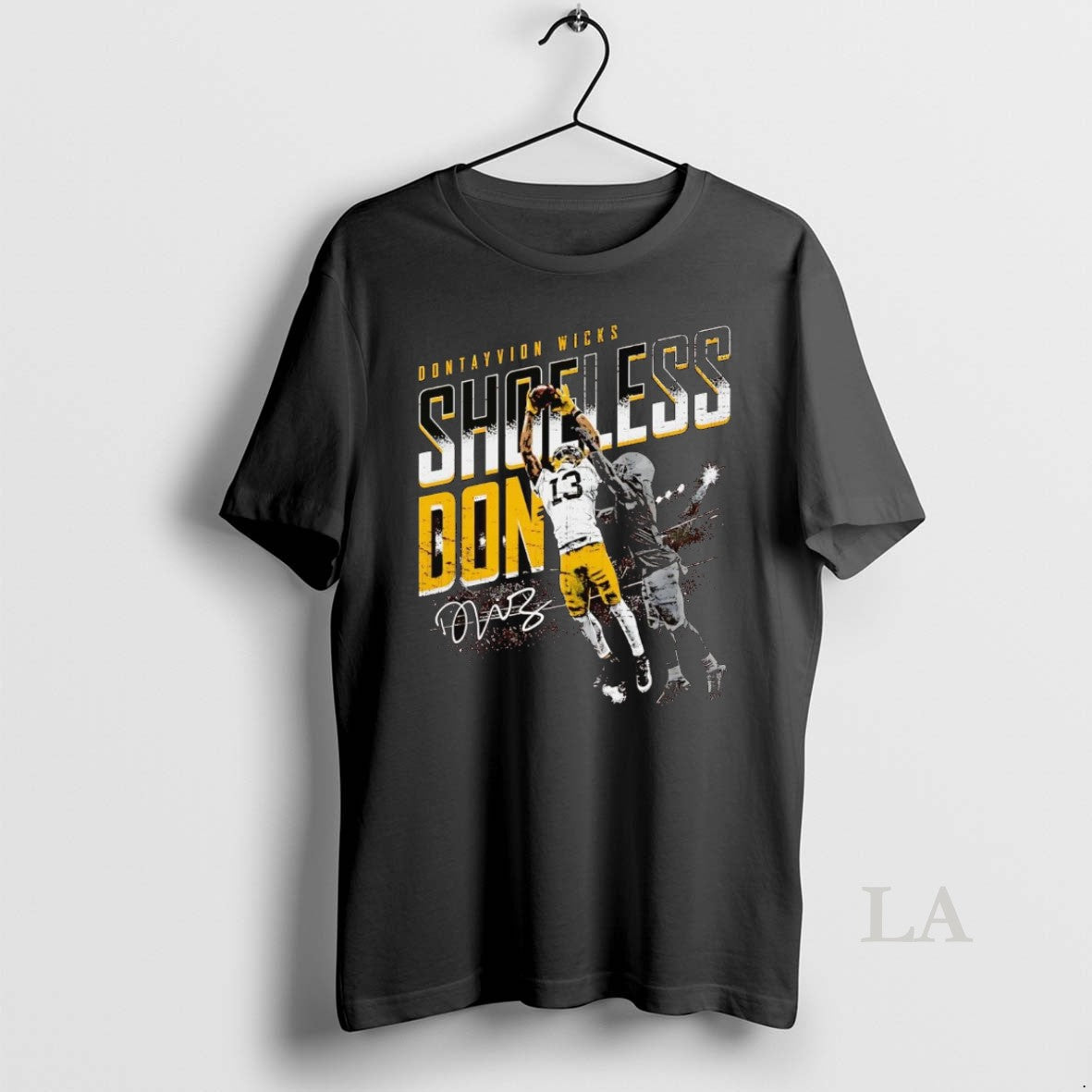 Original Dontayvion Wicks Shoeless Don Catch Green - Adult & Kids T-Shirts, Sweatshirts & Hoodies apparel design preview 1