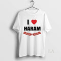Original Dr Gumnaam I Love Haram Bacon Circle - Adult & Kids T-Shirts, Sweatshirts & Hoodies apparel design preview 1