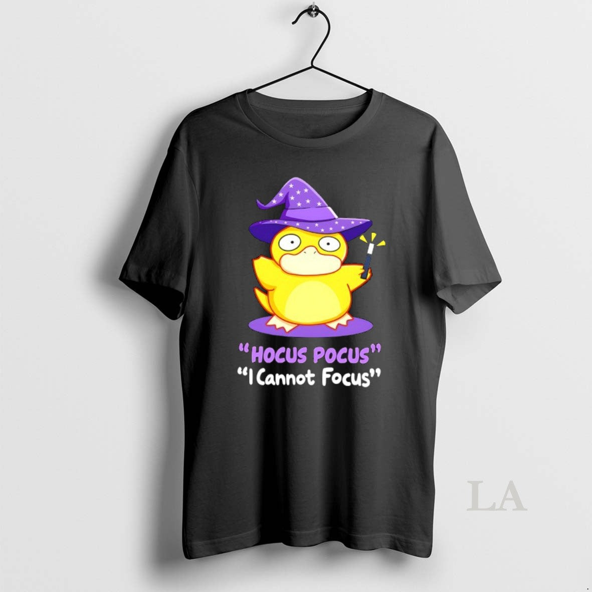 Original Duck Wizard Hocus Pocus I Cannot Focus - Adult & Kids T-Shirts, Sweatshirts & Hoodies apparel design preview 1