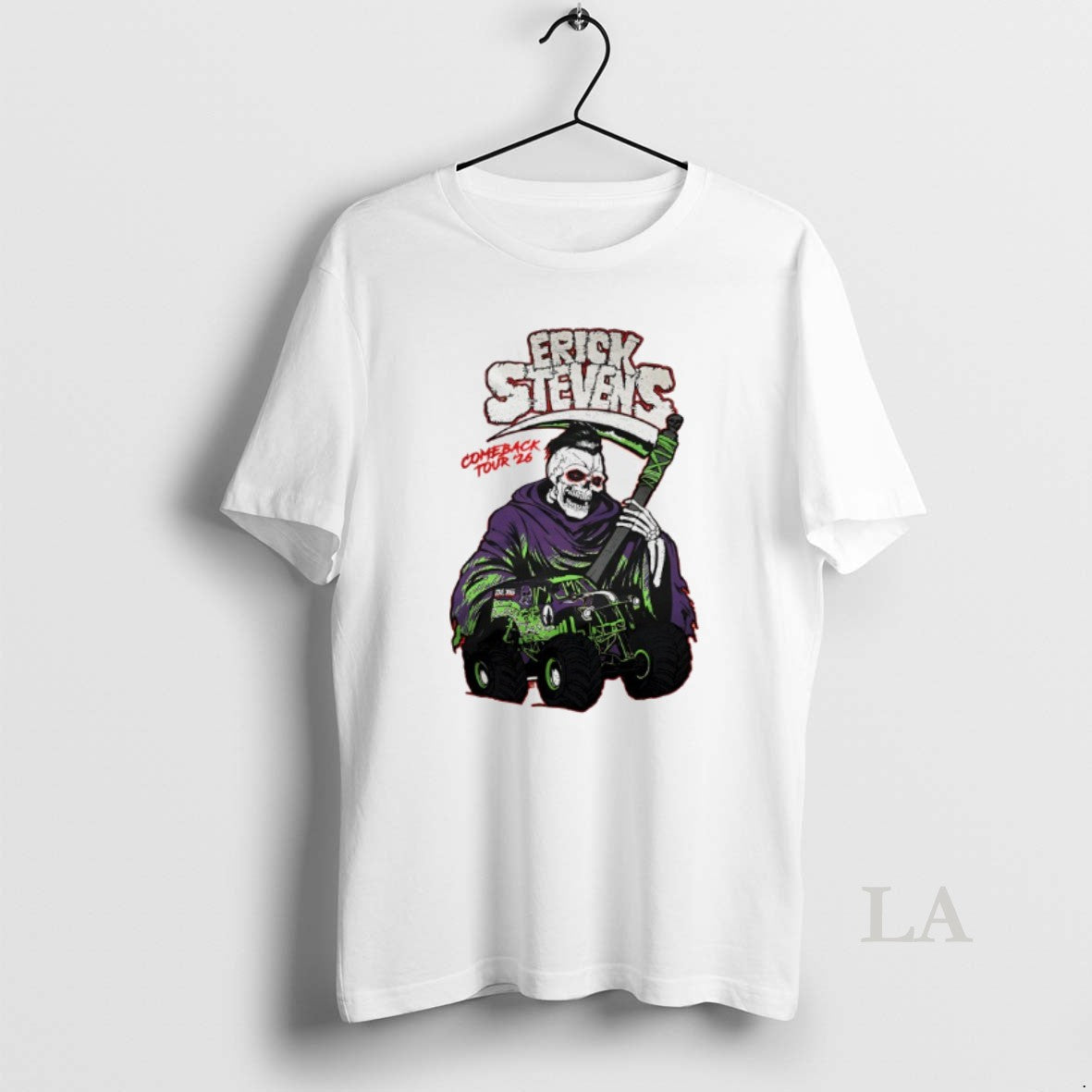 Original Erick Stevens Comeback Tour 26 - Adult & Kids T-Shirts, Sweatshirts & Hoodies apparel design preview 1