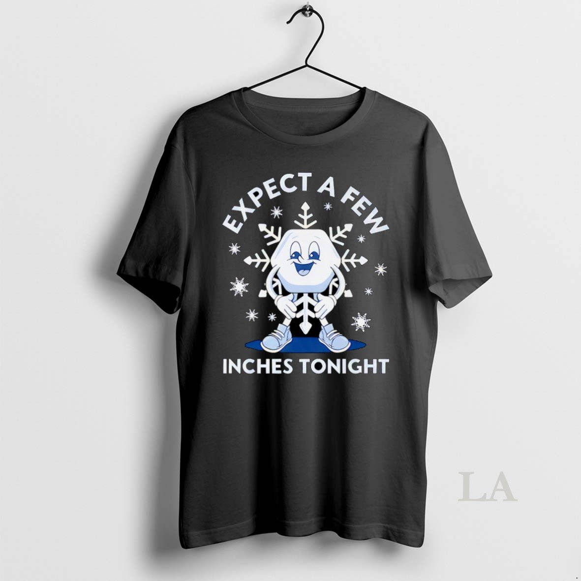 Original Expect A Few Inches Tonight 2026 - Adult & Kids T-Shirts, Sweatshirts & Hoodies apparel design preview 1