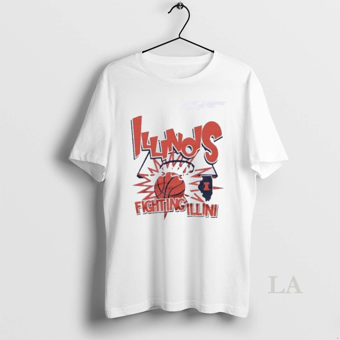 Original Fighting Illini Basketball Slam - Adult & Kids T-Shirts, Sweatshirts & Hoodies apparel design preview 1