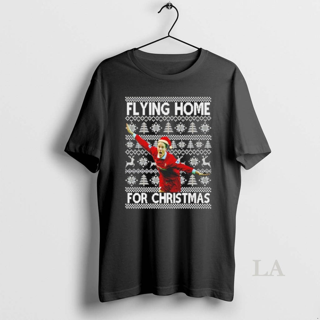 Original Flying Home For Christmas Swindon Town - Adult & Kids T-Shirts, Sweatshirts & Hoodies apparel design preview 1