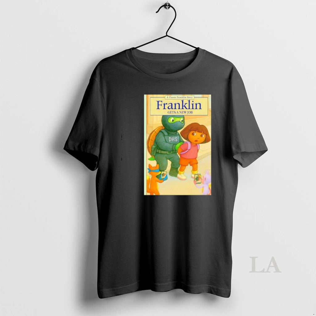 Original Franklin Gets A New Job - Adult & Kids T-Shirts, Sweatshirts & Hoodies apparel design preview 1