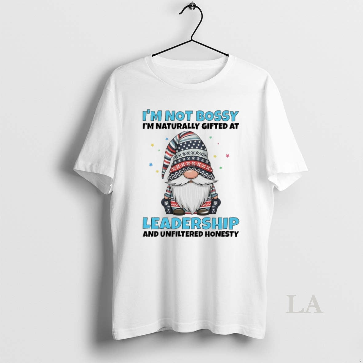 Original Gnome Im Not Bossy Naturally Gifted At - Adult & Kids T-Shirts, Sweatshirts & Hoodies apparel design preview 1