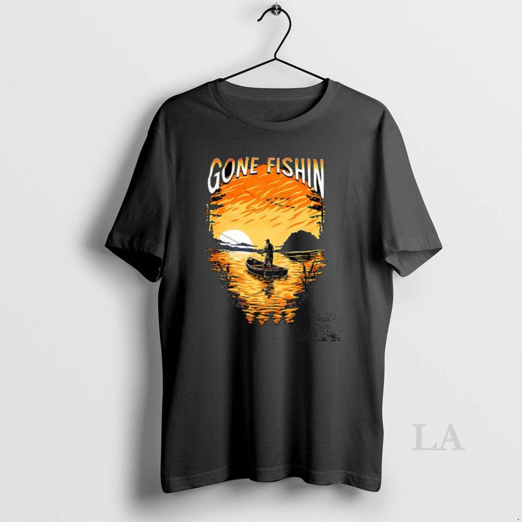 Original Gone Fishin - Adult & Kids T-Shirts, Sweatshirts & Hoodies apparel design preview 1