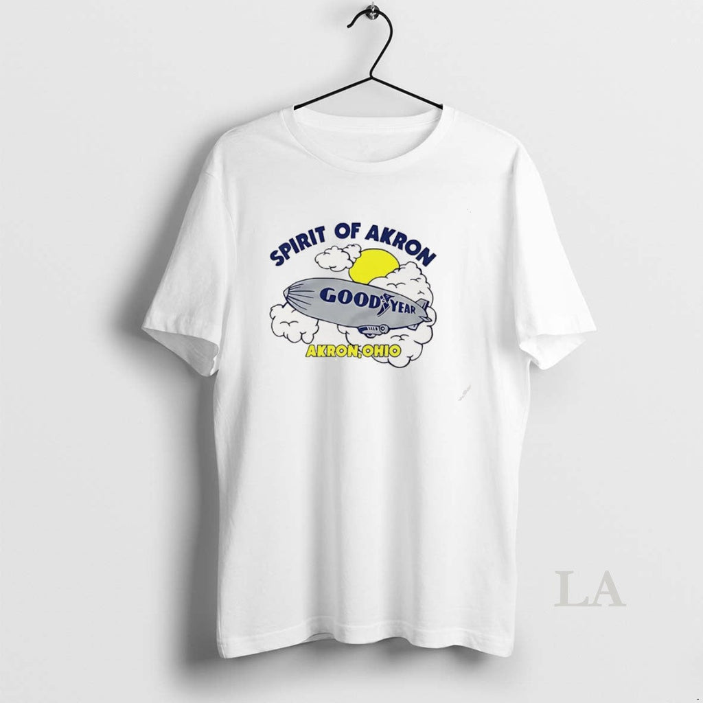 Original Goodyear Blimp Spirit Of Akron Ohio Cartoon - Adult & Kids T-Shirts, Sweatshirts & Hoodies apparel design preview 1