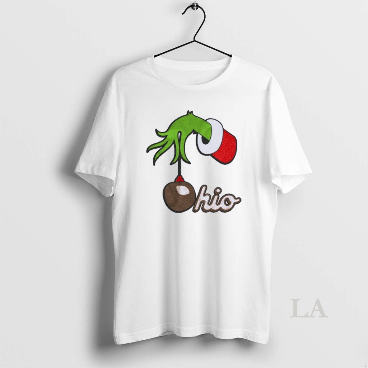 Original Grinch Hand Holding Ohio - Adult & Kids T-Shirts, Sweatshirts & Hoodies apparel design preview 1