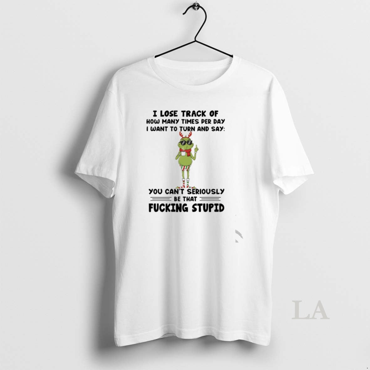 Original Grinch I Lose Track Of How Many Times Per - Adult & Kids T-Shirts, Sweatshirts & Hoodies apparel design preview 1