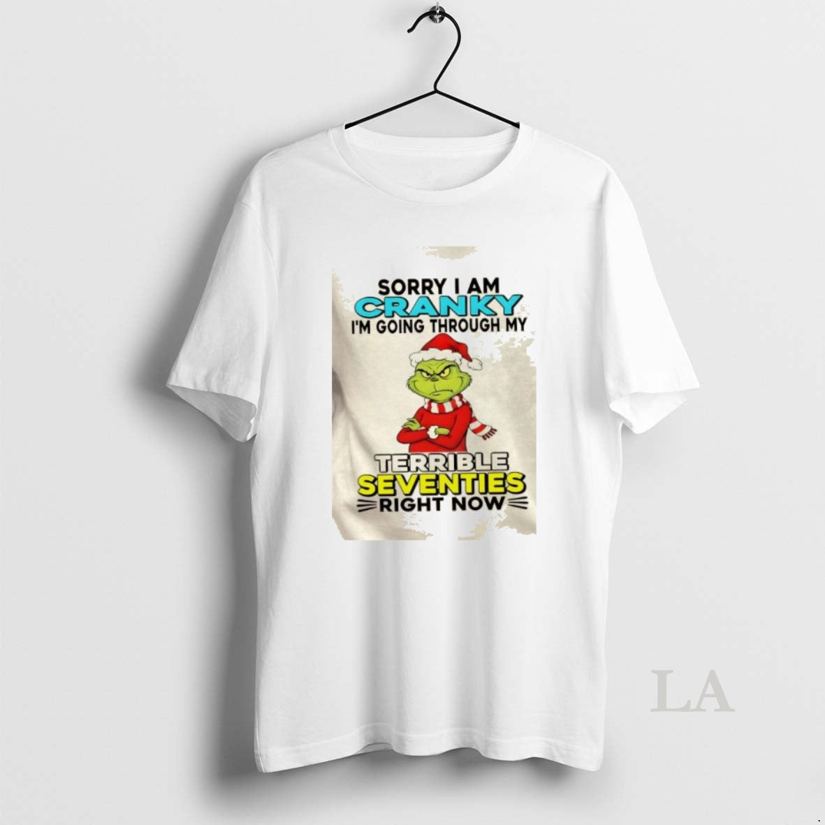 Original Grinch Sorry I Am Cranky Im Going Through My - Adult & Kids T-Shirts, Sweatshirts & Hoodies apparel design preview 1