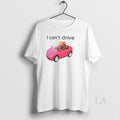 Original Hamster Driving Pink Car I Cant Drive - Adult & Kids T-Shirts, Sweatshirts & Hoodies apparel design preview 1