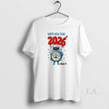 Original Happy New Year 2026 Oclock - Adult & Kids T-Shirts, Sweatshirts & Hoodies apparel design preview 1