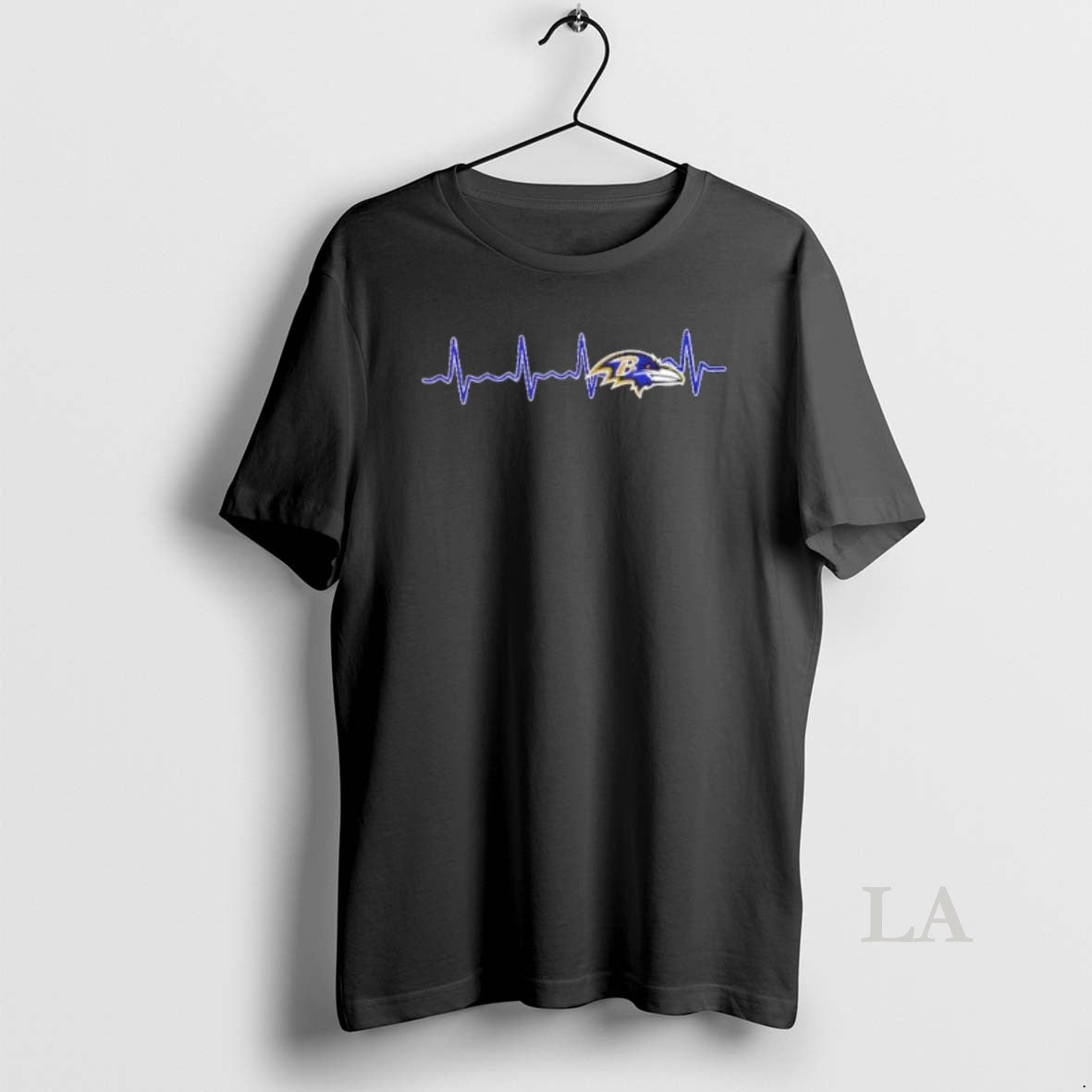 Original Heartbeat Baltimore Ravens Football Logo - Adult & Kids T-Shirts, Sweatshirts & Hoodies apparel design preview 1