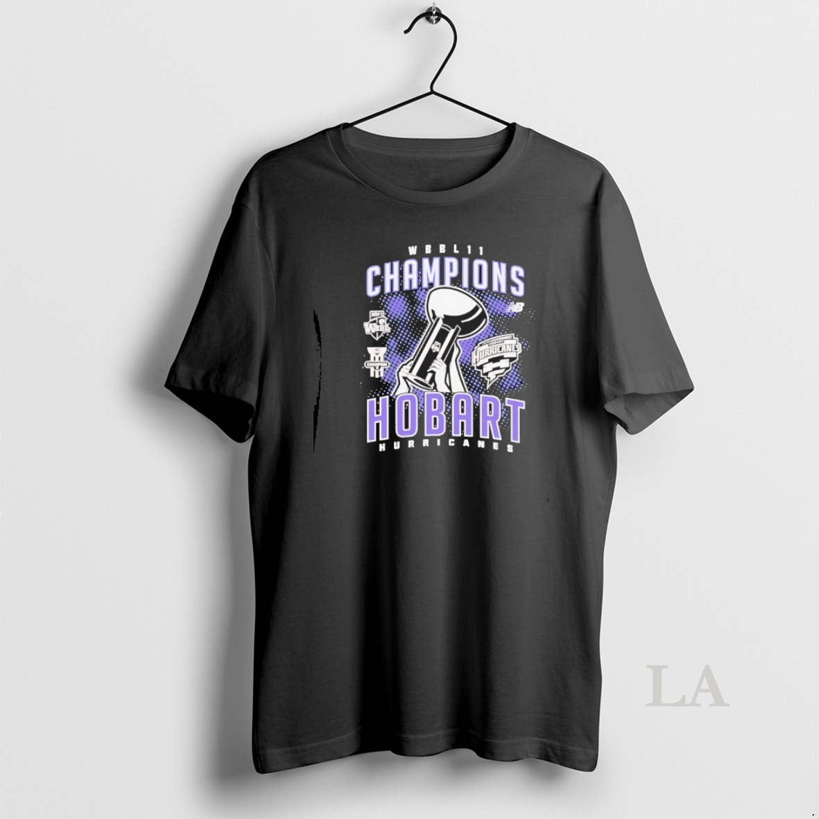 Original Hobart Hurricanes Wbbl 2026 Champions - Adult & Kids T-Shirts, Sweatshirts & Hoodies apparel design preview 1