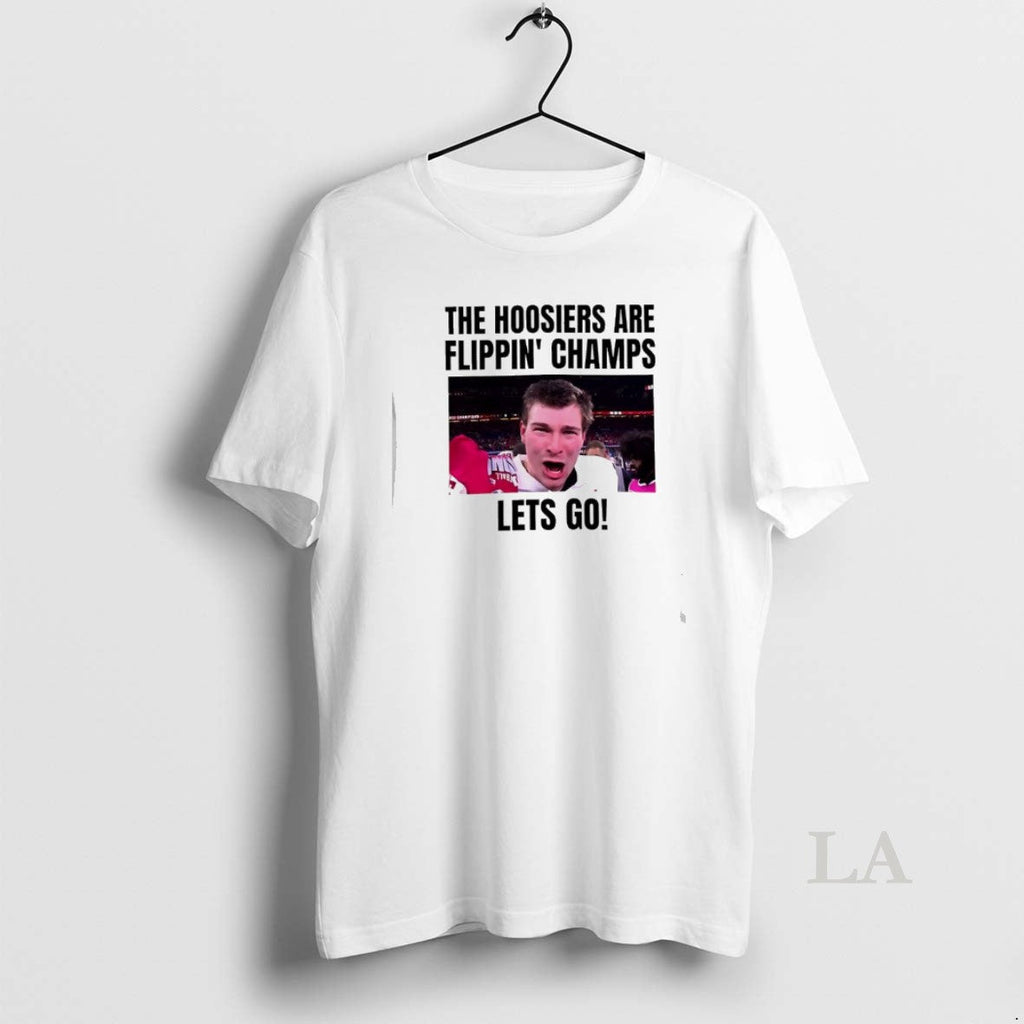 Original Hoosiers Are Flippin Champs Lets Go - Adult & Kids T-Shirts, Sweatshirts & Hoodies apparel design preview 1