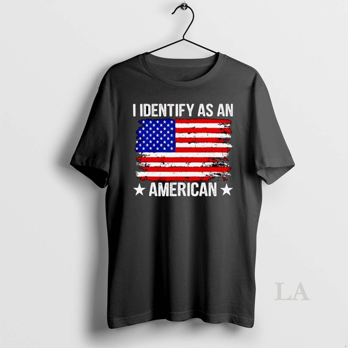 Original I Identify As An American - Adult & Kids T-Shirts, Sweatshirts & Hoodies apparel design preview 1