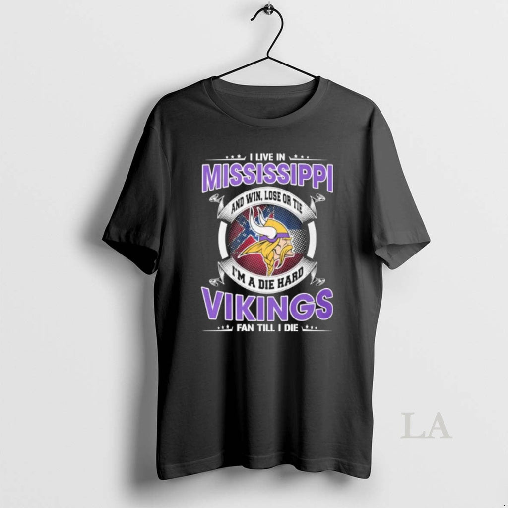 Original I Live In Mississippi And Win Lose Or Tie Im - Adult & Kids T-Shirts, Sweatshirts & Hoodies apparel design preview 1