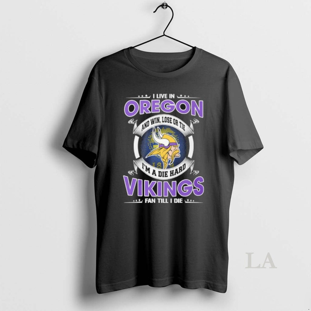 Original I Live In Oregon And Win Lose Or Tie Im A - Adult & Kids T-Shirts, Sweatshirts & Hoodies apparel design preview 1