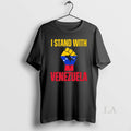 Original I Stand With Venezuela Freedom Flag - Adult & Kids T-Shirts, Sweatshirts & Hoodies apparel design preview 1