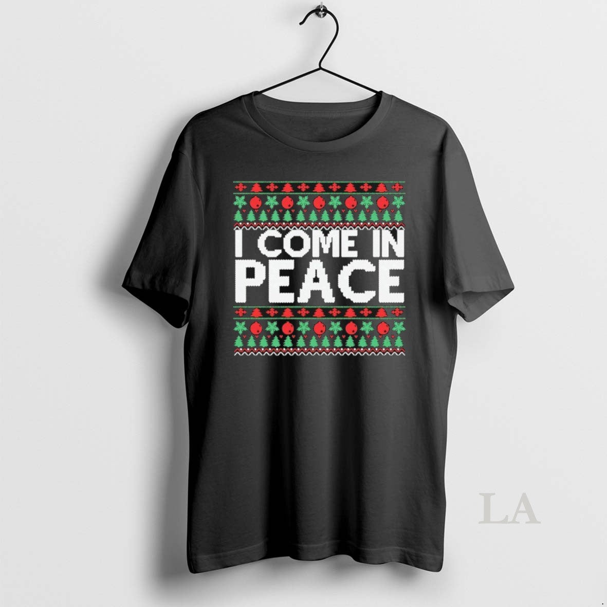 Original I Come In Peace Ugly Christmas - Adult & Kids T-Shirts, Sweatshirts & Hoodies apparel design preview 1