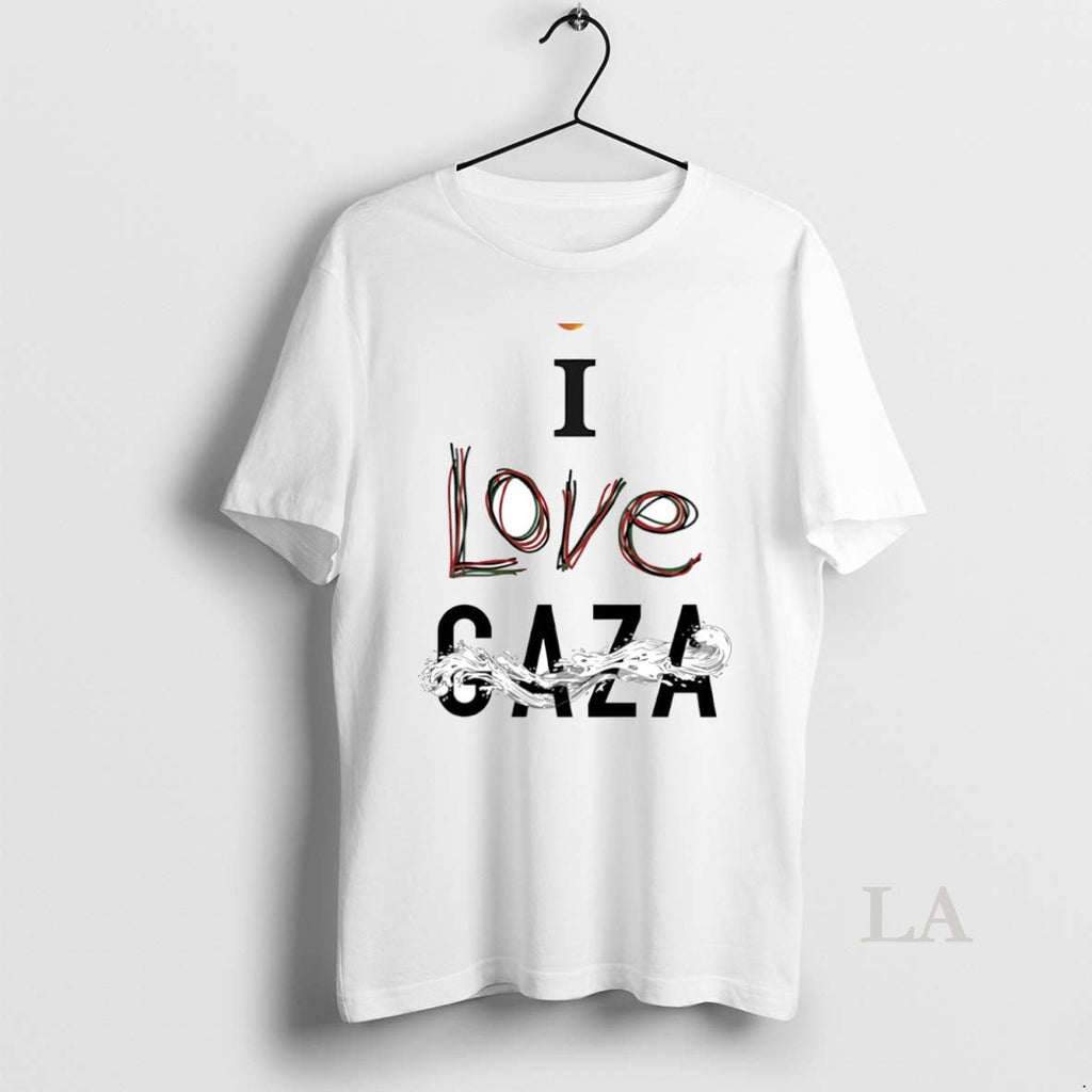 Original I Love Gaza Circle - Adult & Kids T-Shirts, Sweatshirts & Hoodies apparel design preview 1