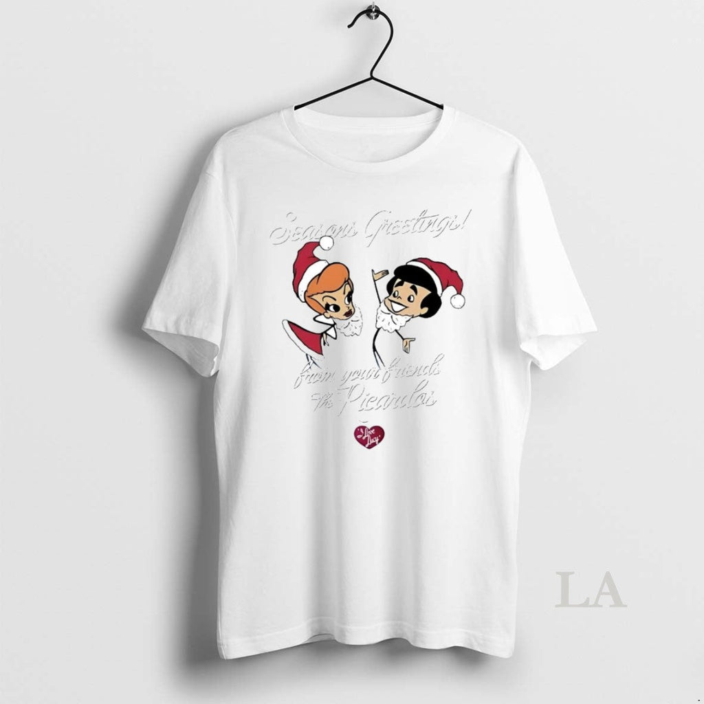 Original I Love Lucy Seasons Greetings From Your - Adult & Kids T-Shirts, Sweatshirts & Hoodies apparel design preview 1