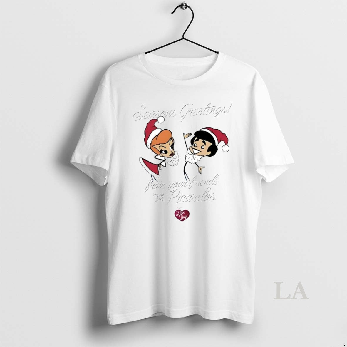 Original I Love Lucy Seasons Greetings From Your - Adult & Kids T-Shirts, Sweatshirts & Hoodies apparel design preview 1