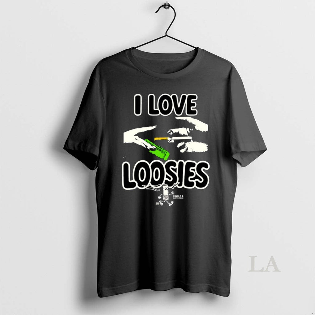 Original I Love Loosies Smoking - Adult & Kids T-Shirts, Sweatshirts & Hoodies apparel design preview 1