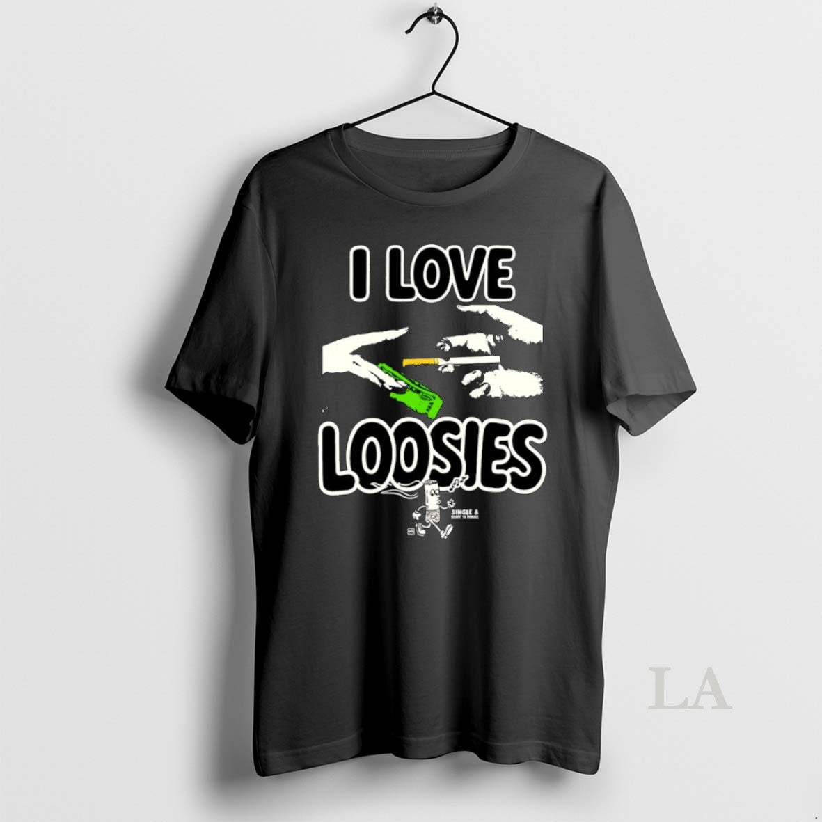 Original I Love Loosies Smoking - Adult & Kids T-Shirts, Sweatshirts & Hoodies apparel design preview 1