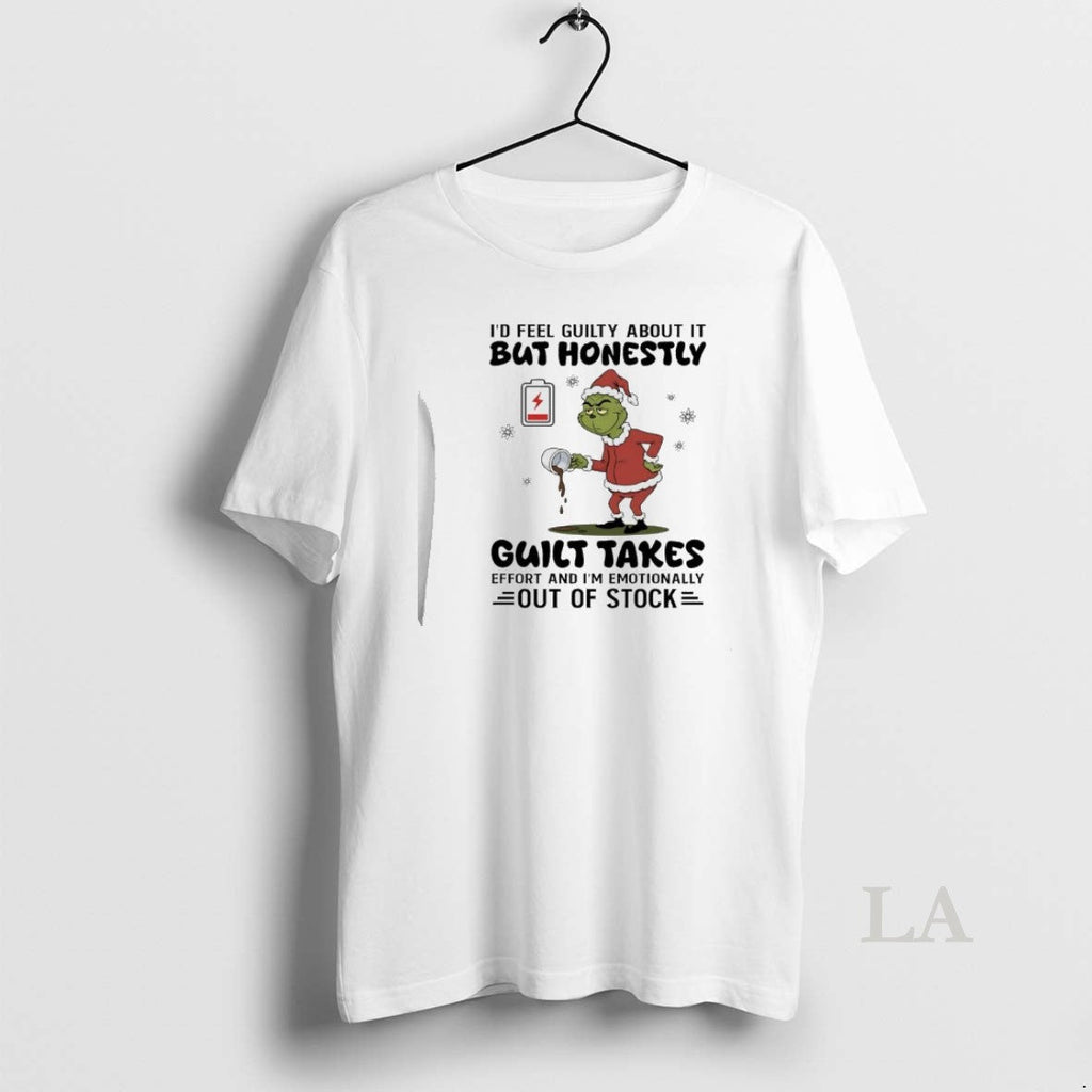 Original Id Feel Guilty About It But Honestly Guilt - Adult & Kids T-Shirts, Sweatshirts & Hoodies apparel design preview 1
