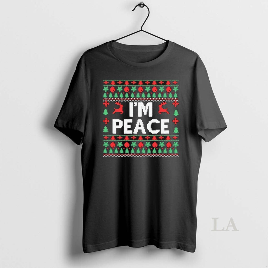 Original Im Peace Ugly Christmas - Adult & Kids T-Shirts, Sweatshirts & Hoodies apparel design preview 1