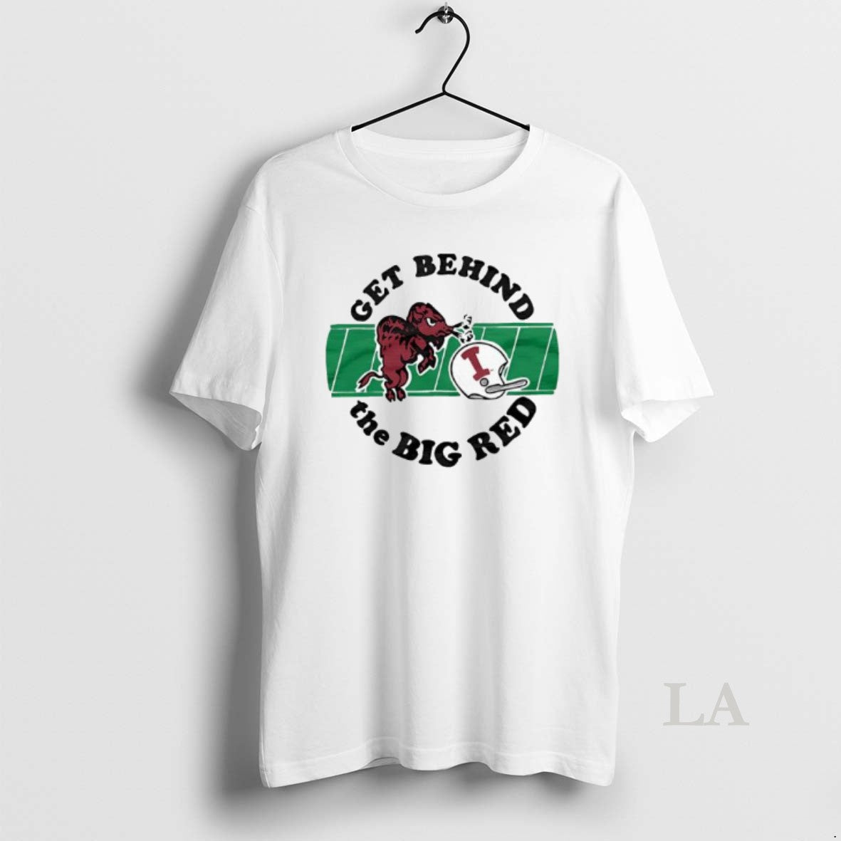 Original Indiana University Get Behind The Big Red - Adult & Kids T-Shirts, Sweatshirts & Hoodies apparel design preview 1