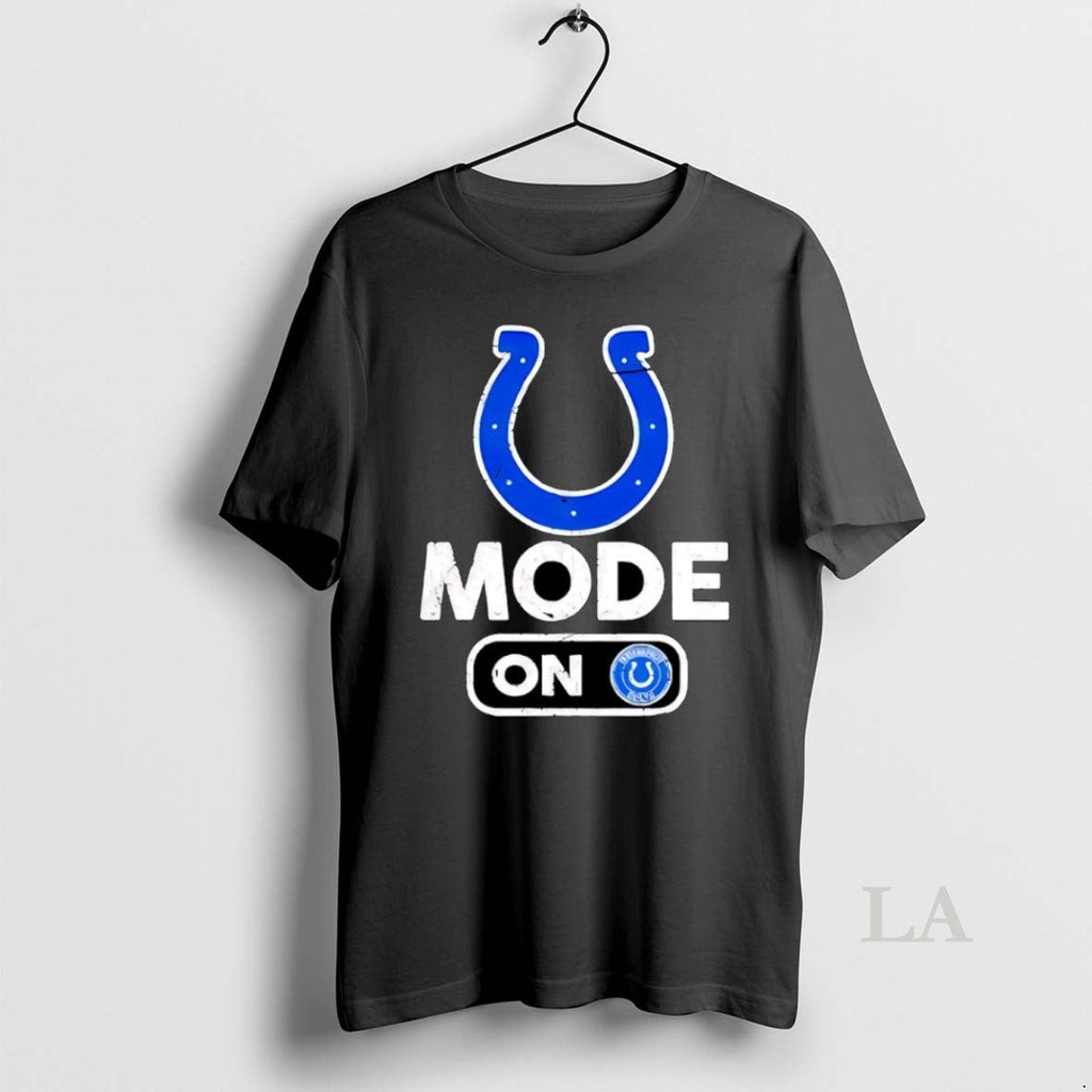 Original Indianapolis Colts Football Mode On - Adult & Kids T-Shirts, Sweatshirts & Hoodies apparel design preview 1