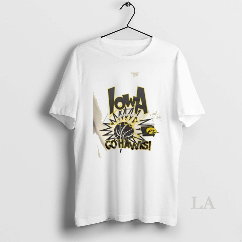 Original Iowa Hawkeyes Go Hawks Slam - Adult & Kids T-Shirts, Sweatshirts & Hoodies apparel design preview 1