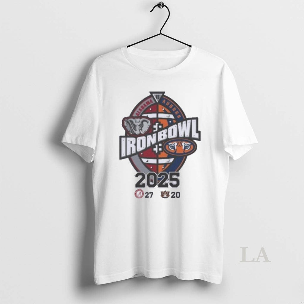 Original Iron Bowl Alabama Vs Auburn 2025 Score 27 20 - Adult & Kids T-Shirts, Sweatshirts & Hoodies apparel design preview 1