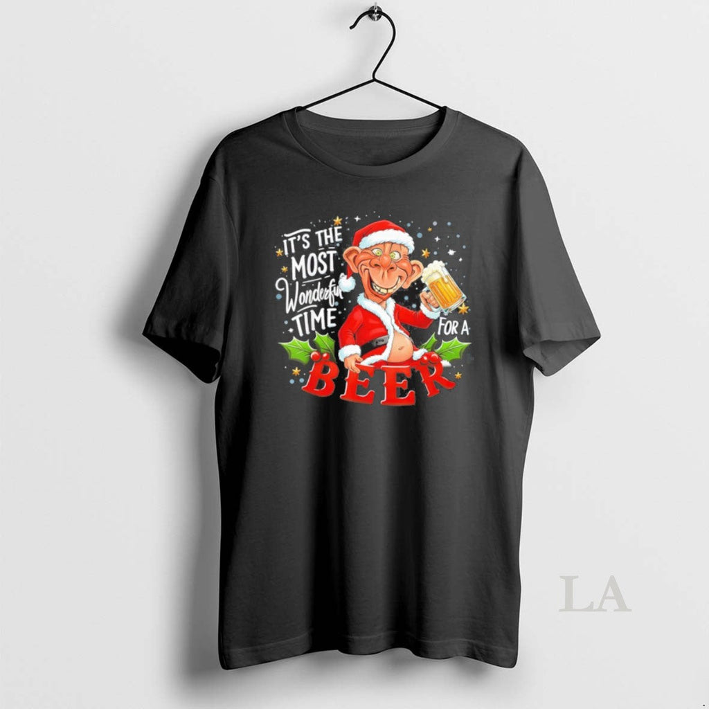 Original Its The Most Wonderful Time Beer - Adult & Kids T-Shirts, Sweatshirts & Hoodies apparel design preview 1
