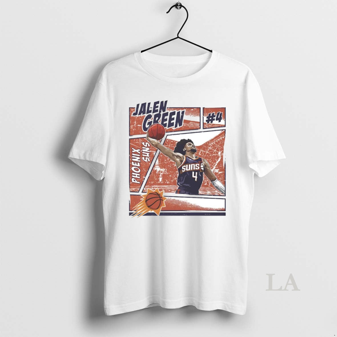 Original Jalen Green Slam Dunk Comic Phoenix Suns - Adult & Kids T-Shirts, Sweatshirts & Hoodies apparel design preview 1