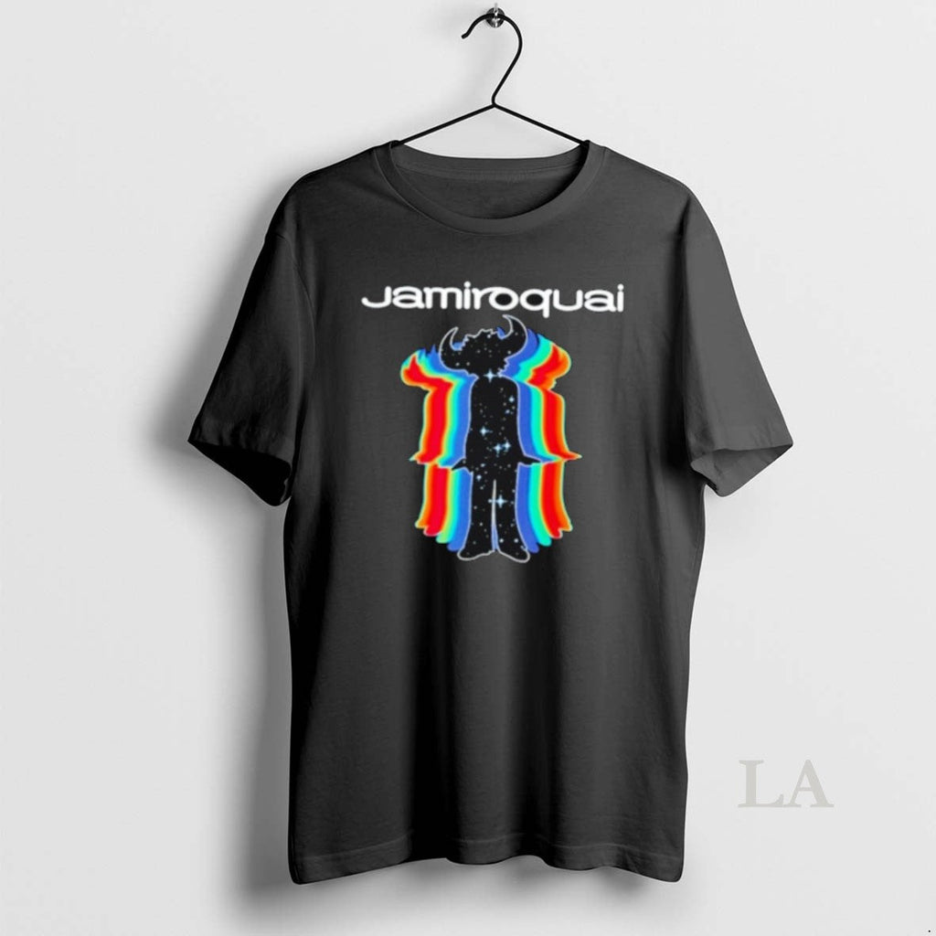 Original Jamiroquai Rainbow Space Logo - Adult & Kids T-Shirts, Sweatshirts & Hoodies apparel design preview 1