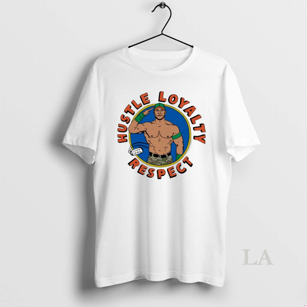 Original John Cena Hustle Loyalty Respect Circle - Adult & Kids T-Shirts, Sweatshirts & Hoodies apparel design preview 1