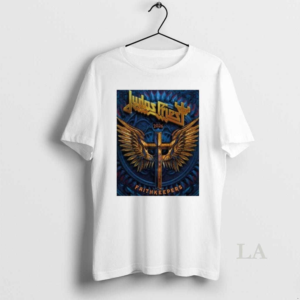 Original Judas Priest Faithkeepers European Tour 2026 - Adult & Kids T-Shirts, Sweatshirts & Hoodies apparel design preview 1