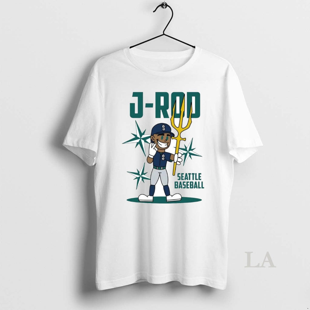 Original Julio Rodriguez J Rod Cartoon Seattle - Adult & Kids T-Shirts, Sweatshirts & Hoodies apparel design preview 1
