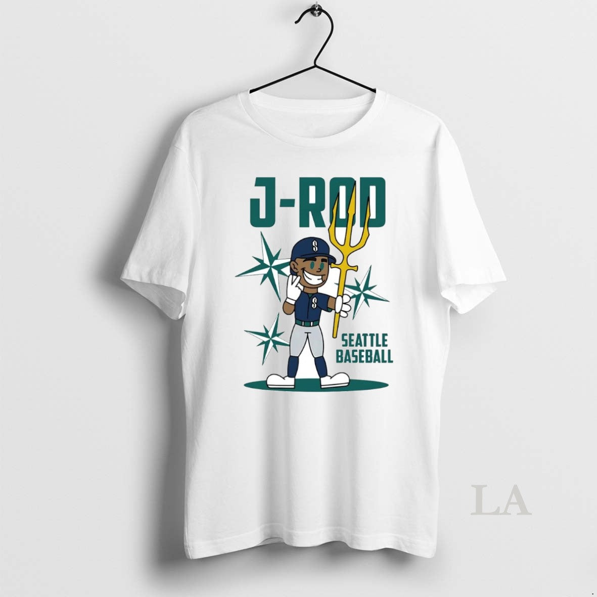 Original Julio Rodriguez J Rod Cartoon Seattle - Adult & Kids T-Shirts, Sweatshirts & Hoodies apparel design preview 1